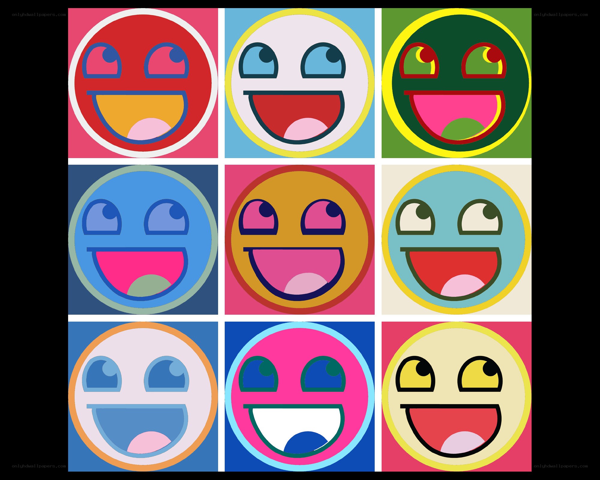 colorful emoji grid