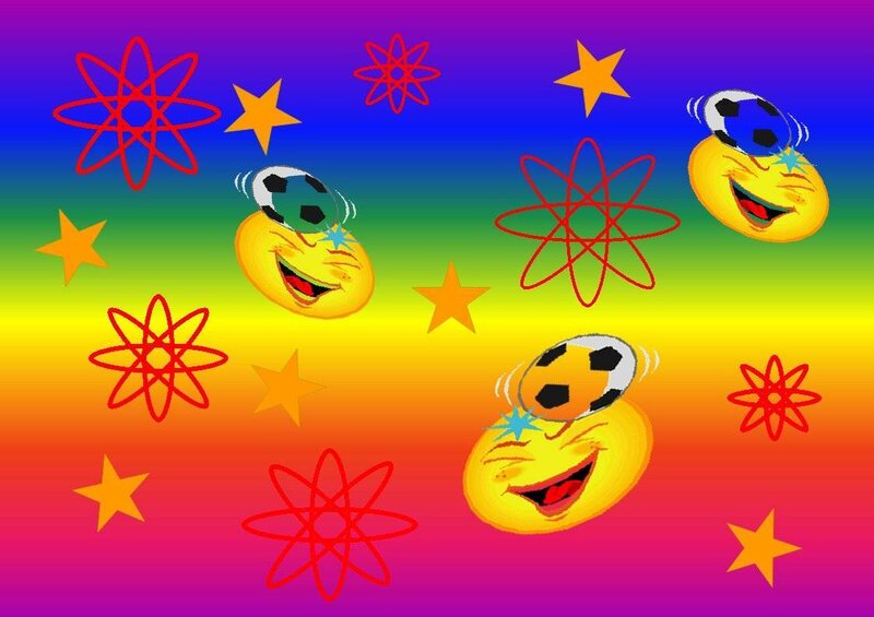 colorful emoji pattern