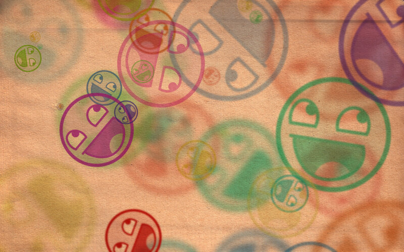 colorful emoji pattern