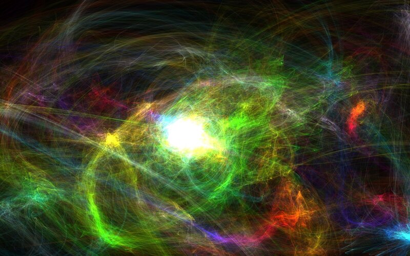 Colorful Energy Burst — Green