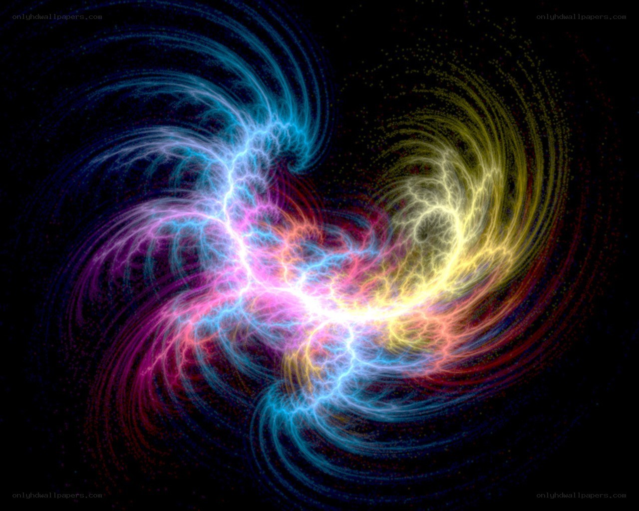 Colorful energy vortex