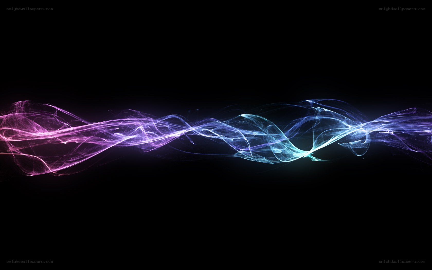 colorful energy wave