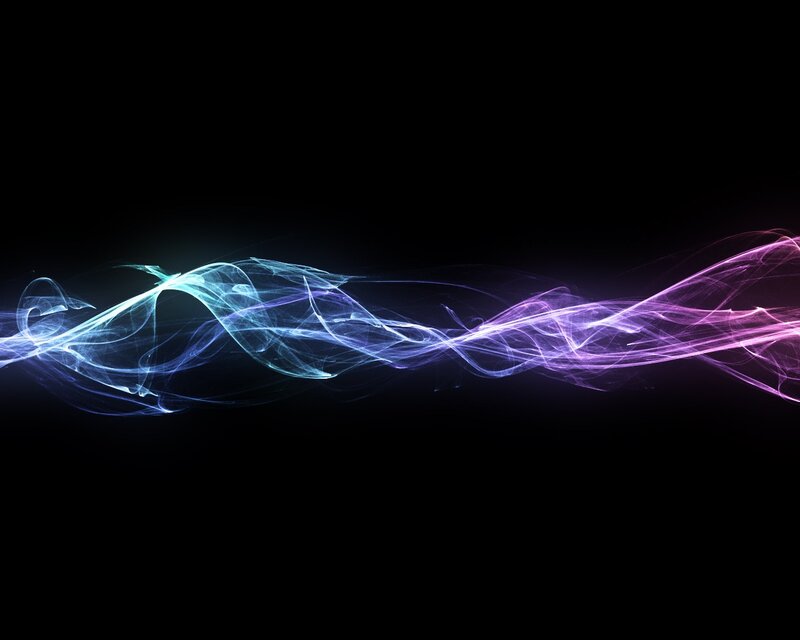 colorful energy wave