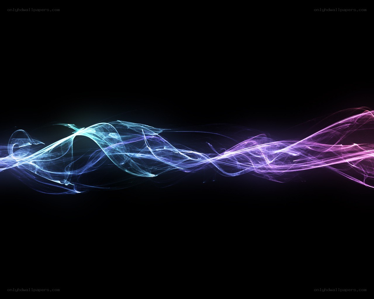 colorful energy wave