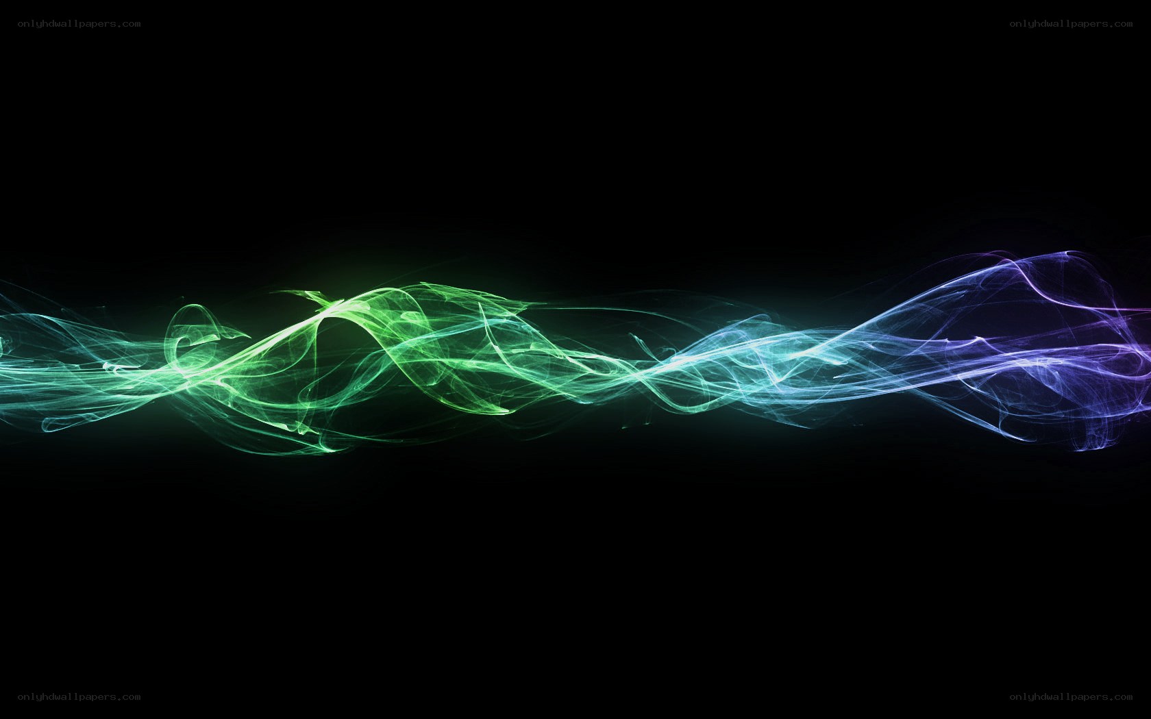 Colorful energy wave