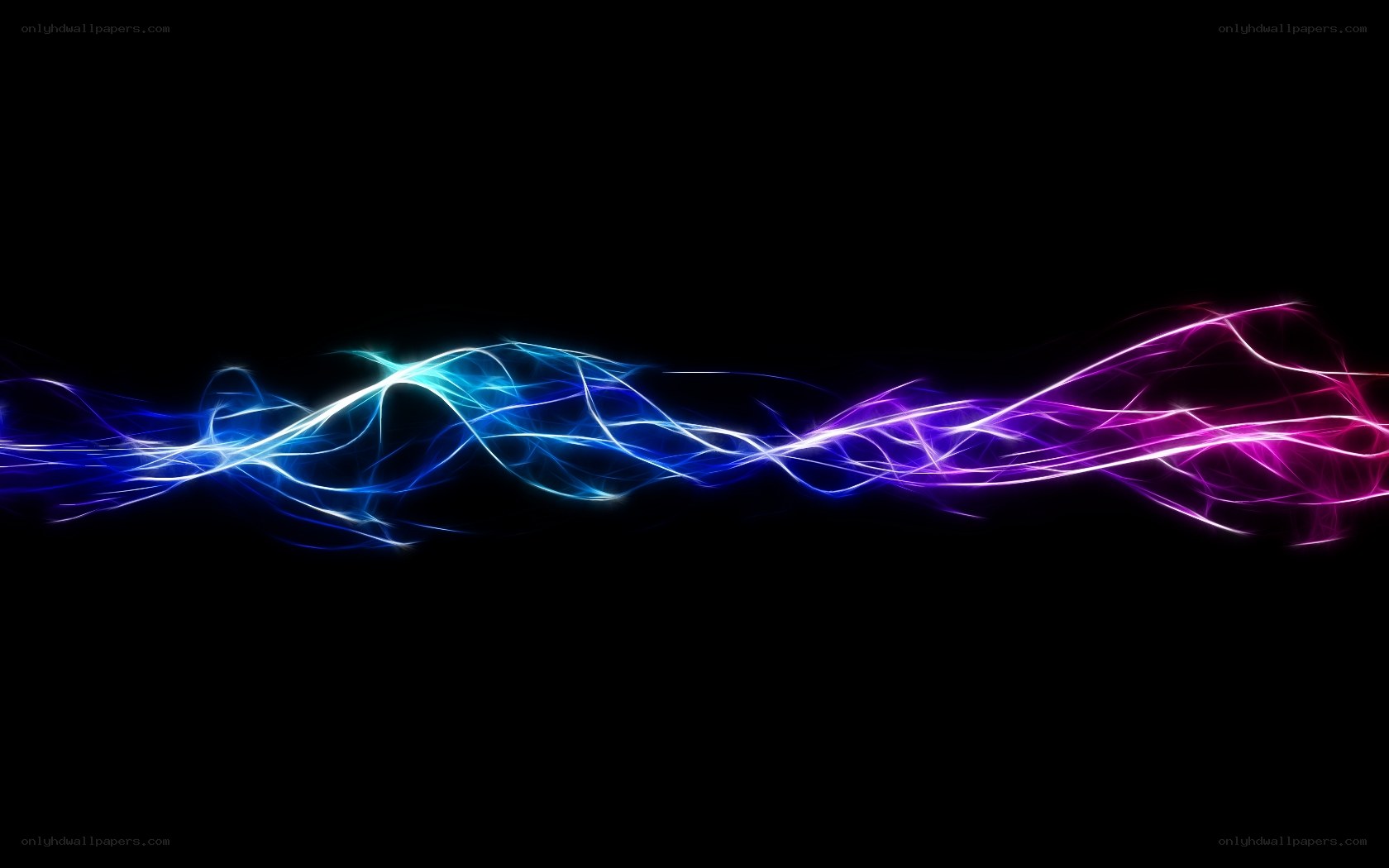 colorful energy waves