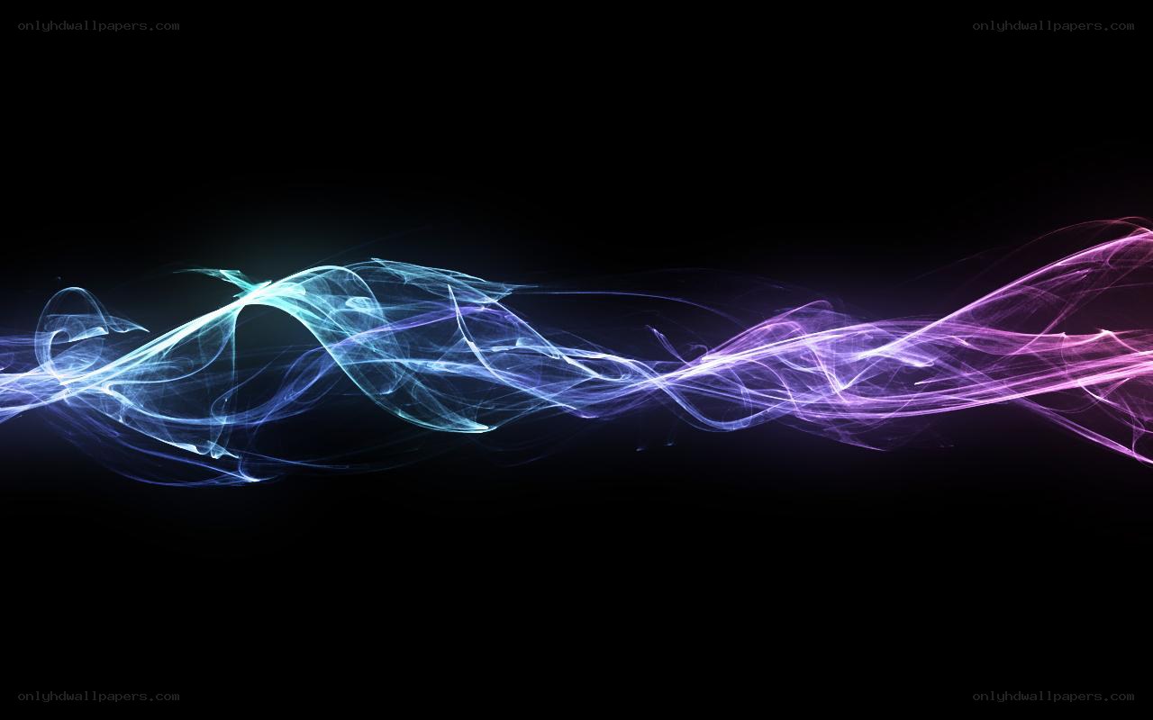 colorful energy waves