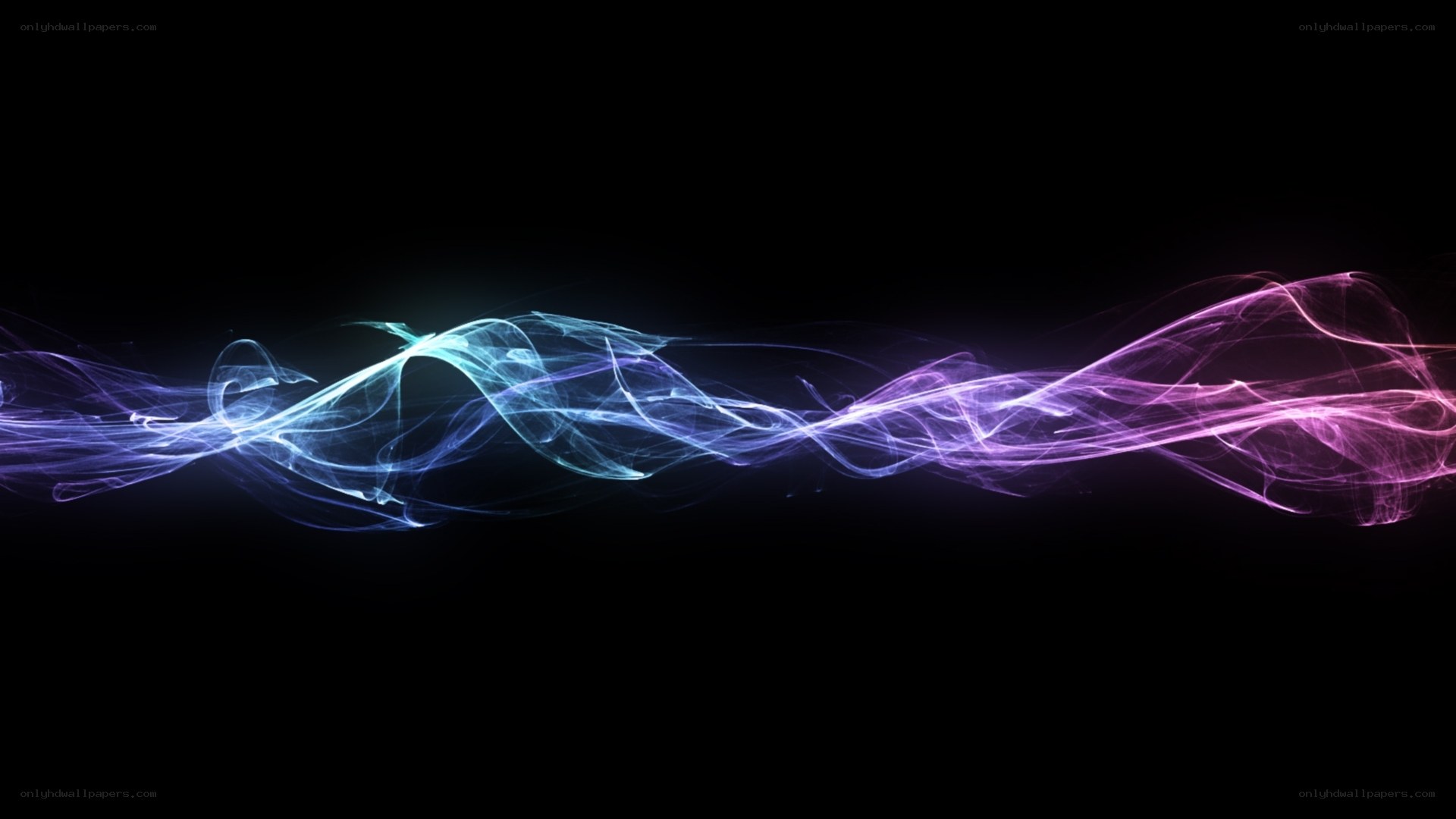 colorful energy waves