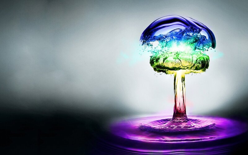 Colorful Explosion Mushroom