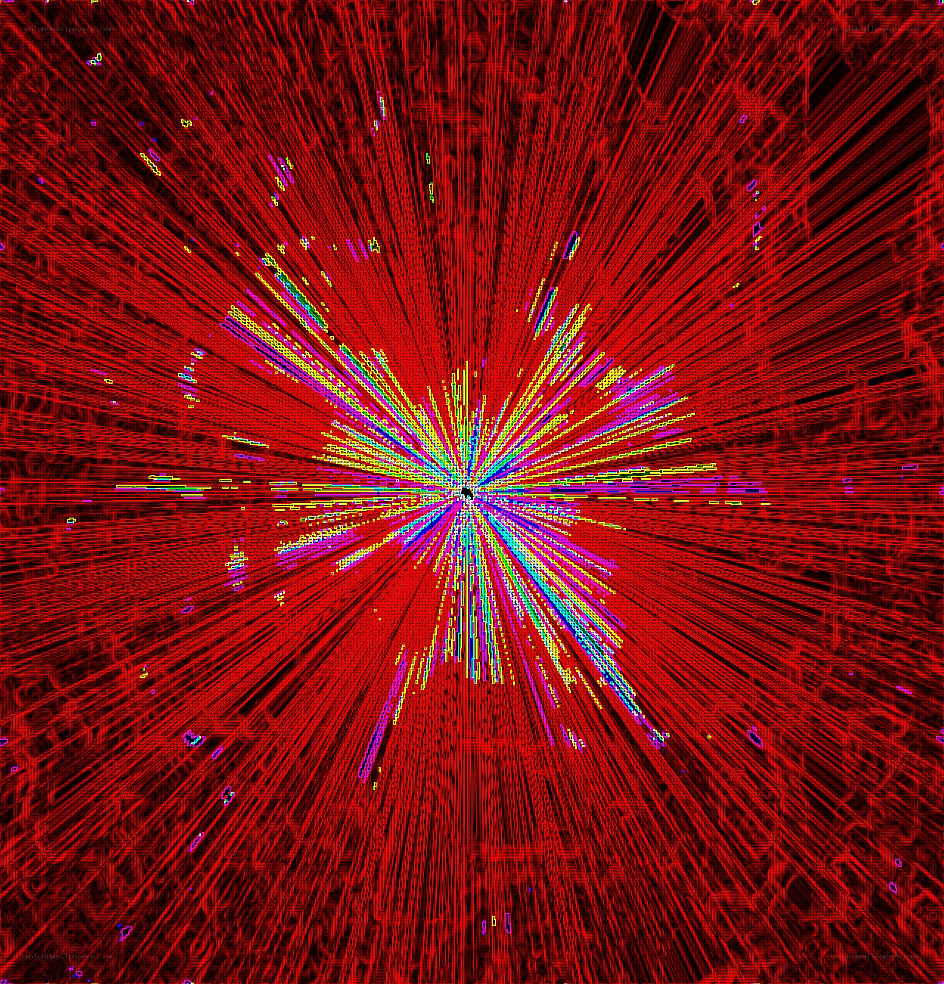 colorful explosion pattern