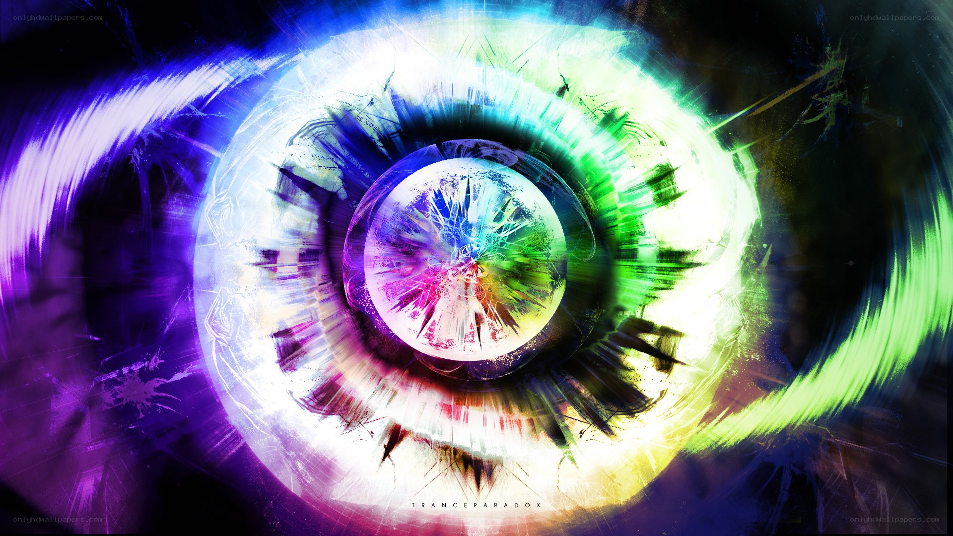 colorful eye abstract art