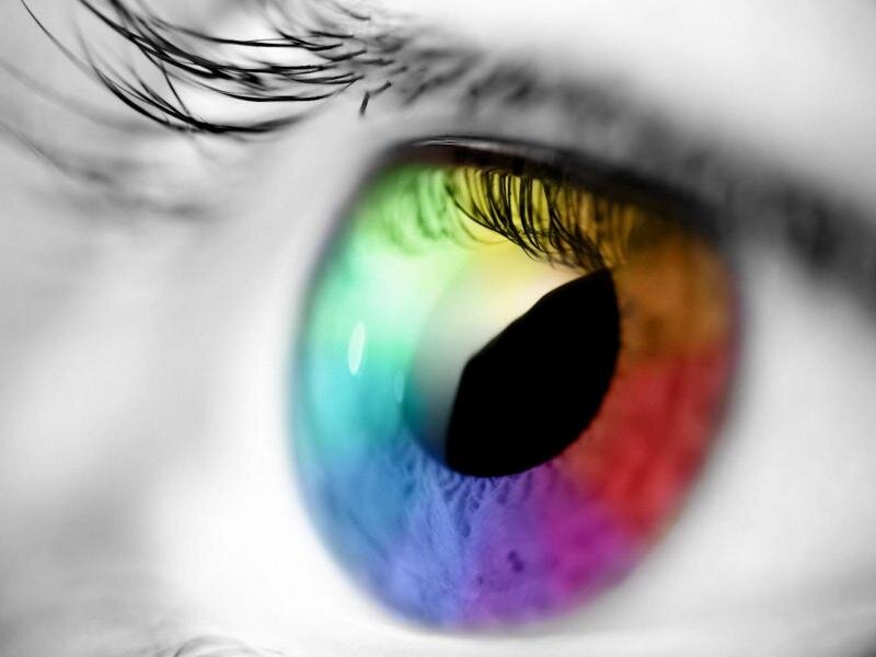 Colorful Eye Iris