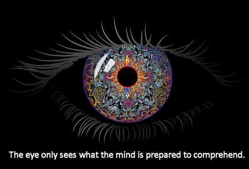 Colorful Eye with Fractal Iris