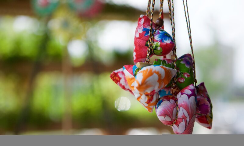 Colorful Fabric Pouches