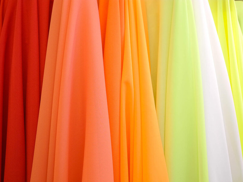Colorful Fabric Swatches — Red