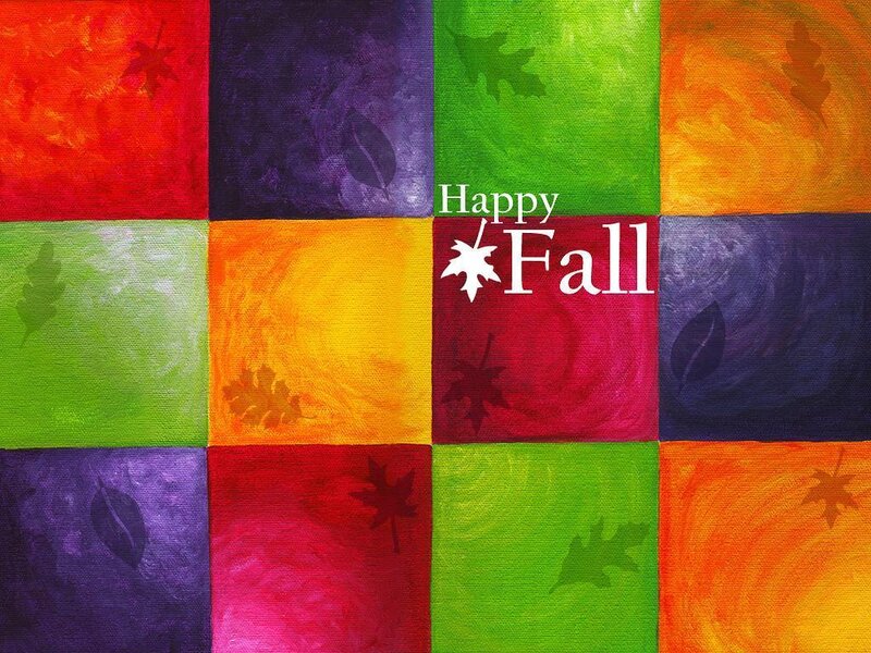 Colorful Fall Squares
