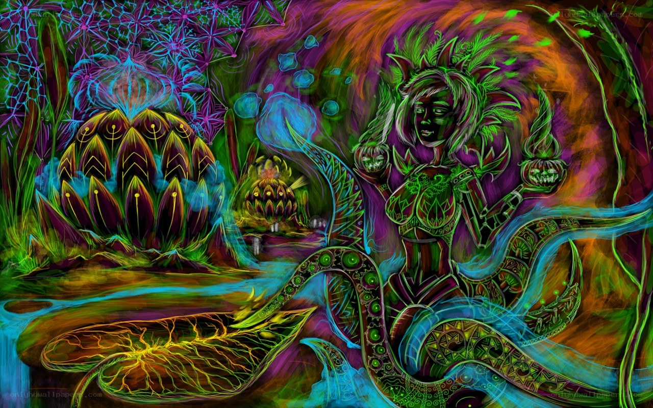 colorful fantasy character art