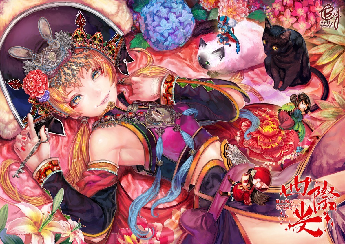 colorful fantasy character illustration