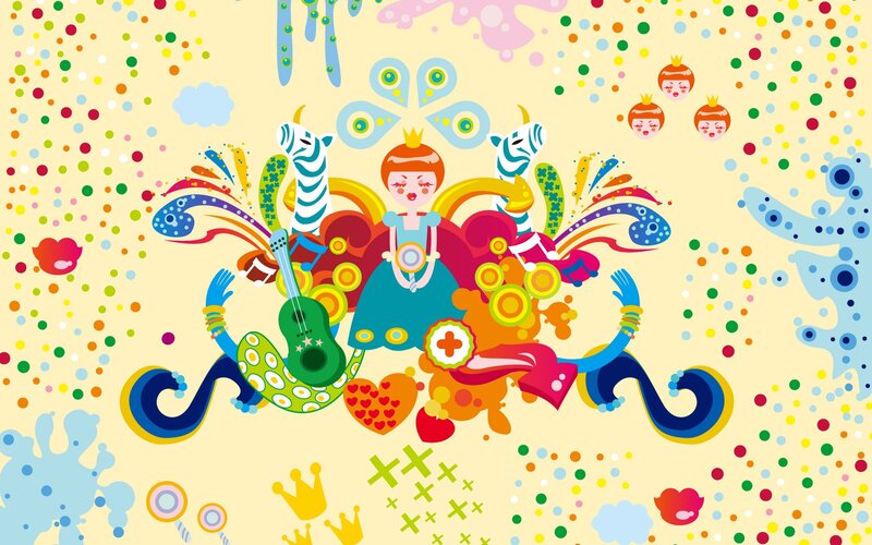 colorful fantasy illustration