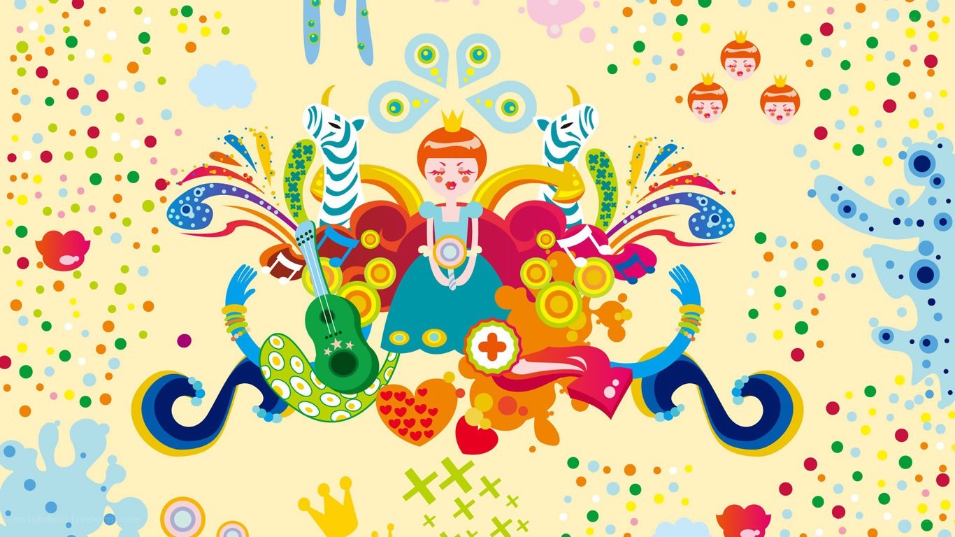 colorful fantasy illustration