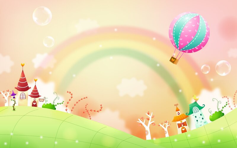 colorful fantasy landscape