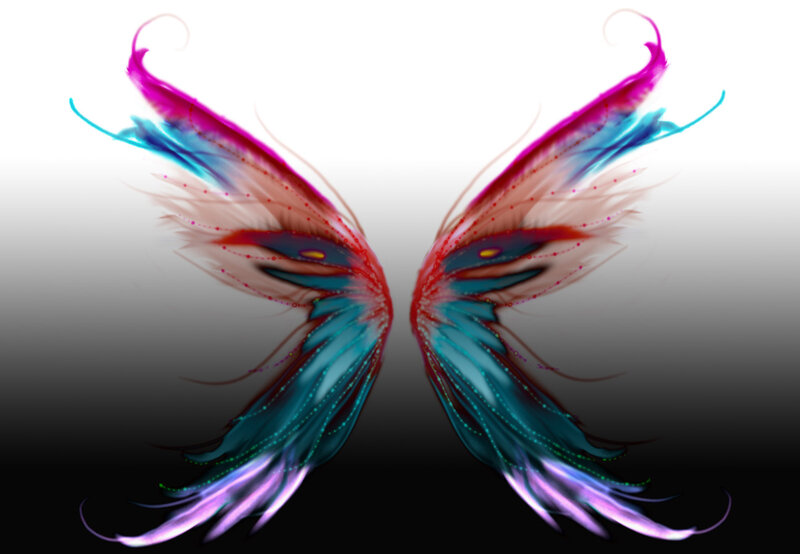 Colorful Fantasy Wings