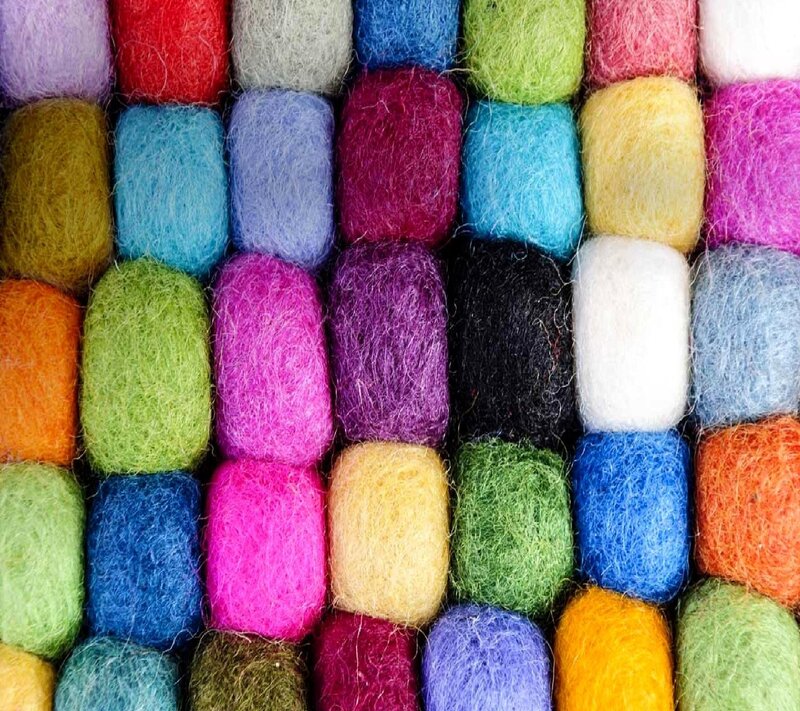 Colorful Felt Balls