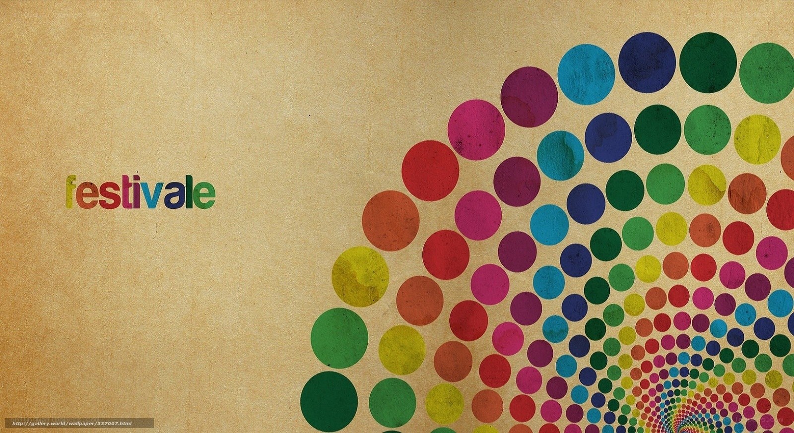 Colorful festival dots wallpaper