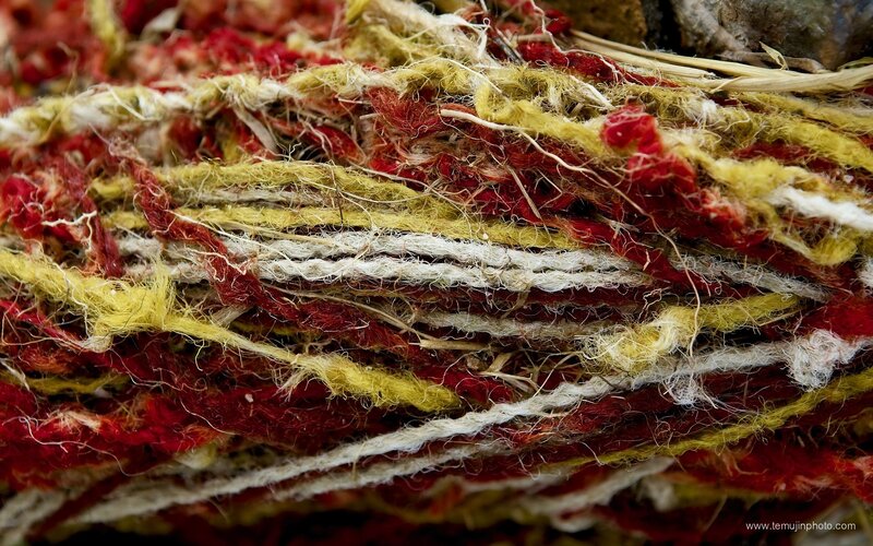 colorful fiber bundle