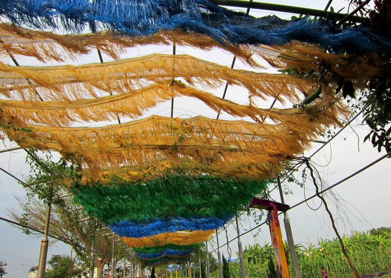 Colorful Fiber Decorations