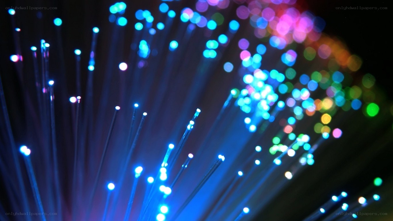 Colorful fiber optic lights