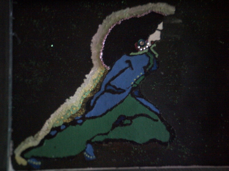 colorful figure mosaic