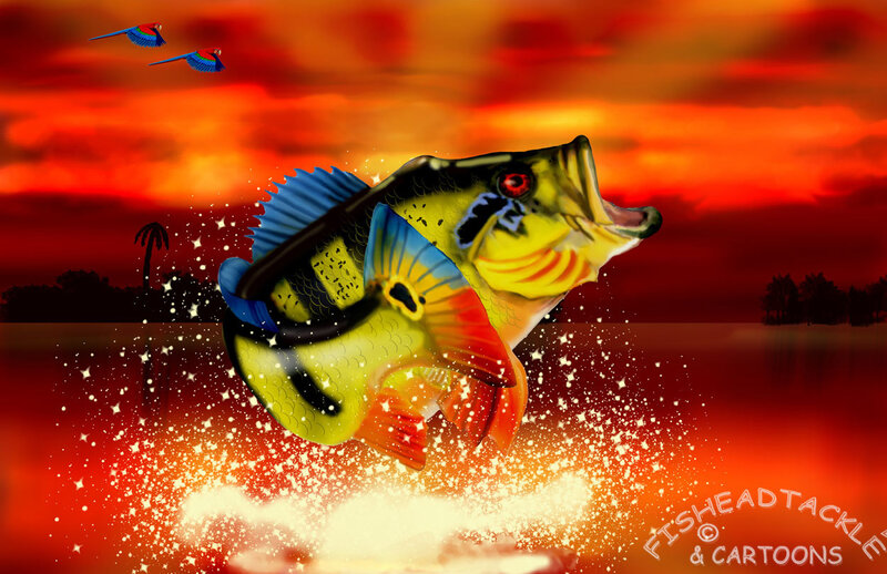 Colorful Fish Jumping