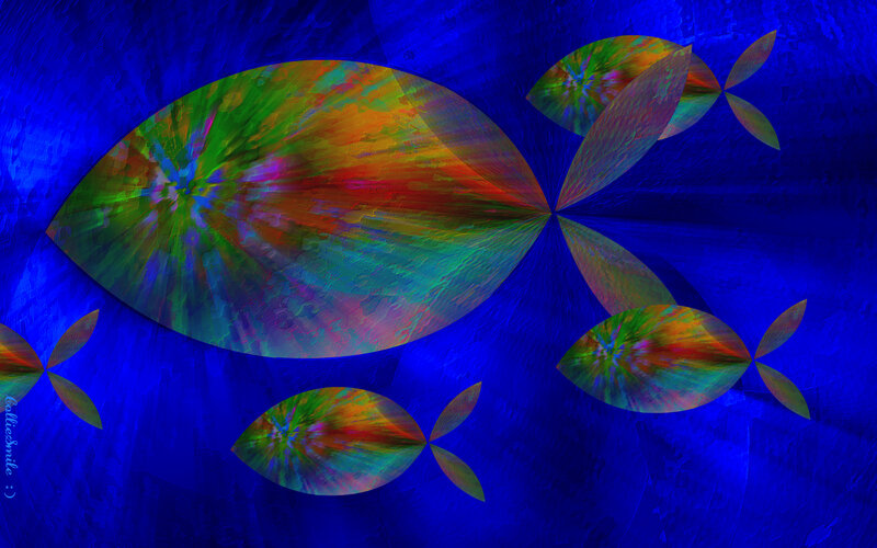Colorful Fish Shapes