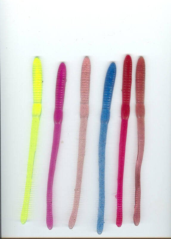 colorful fishing lures