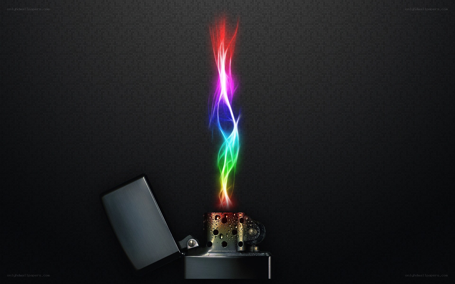 Colorful flame lighter