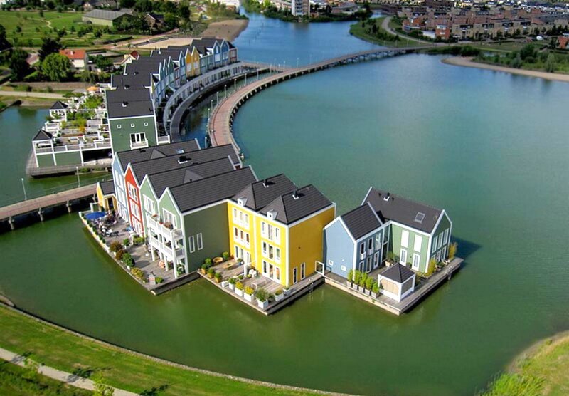 Colorful Floating Houses