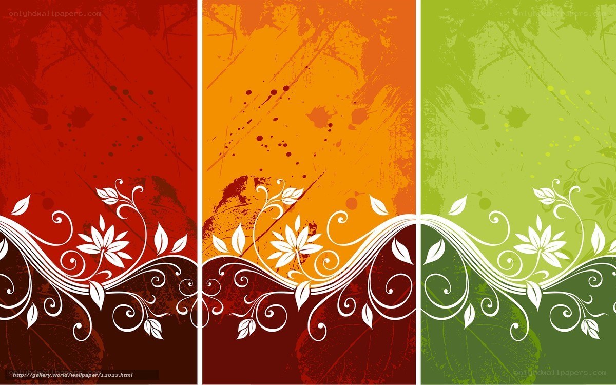 colorful floral abstract background