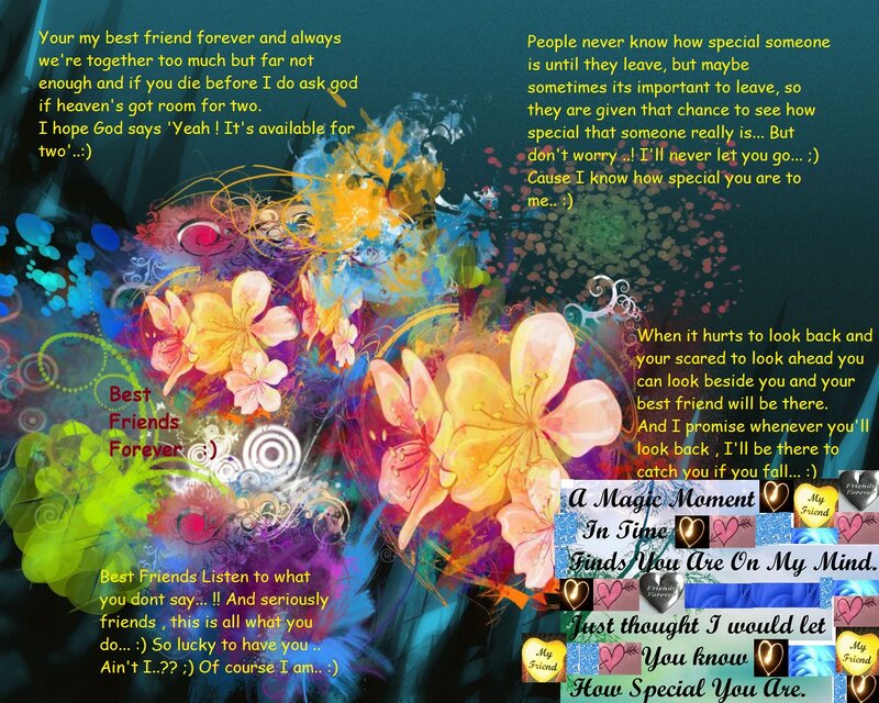 Colorful Floral Abstract — Blue