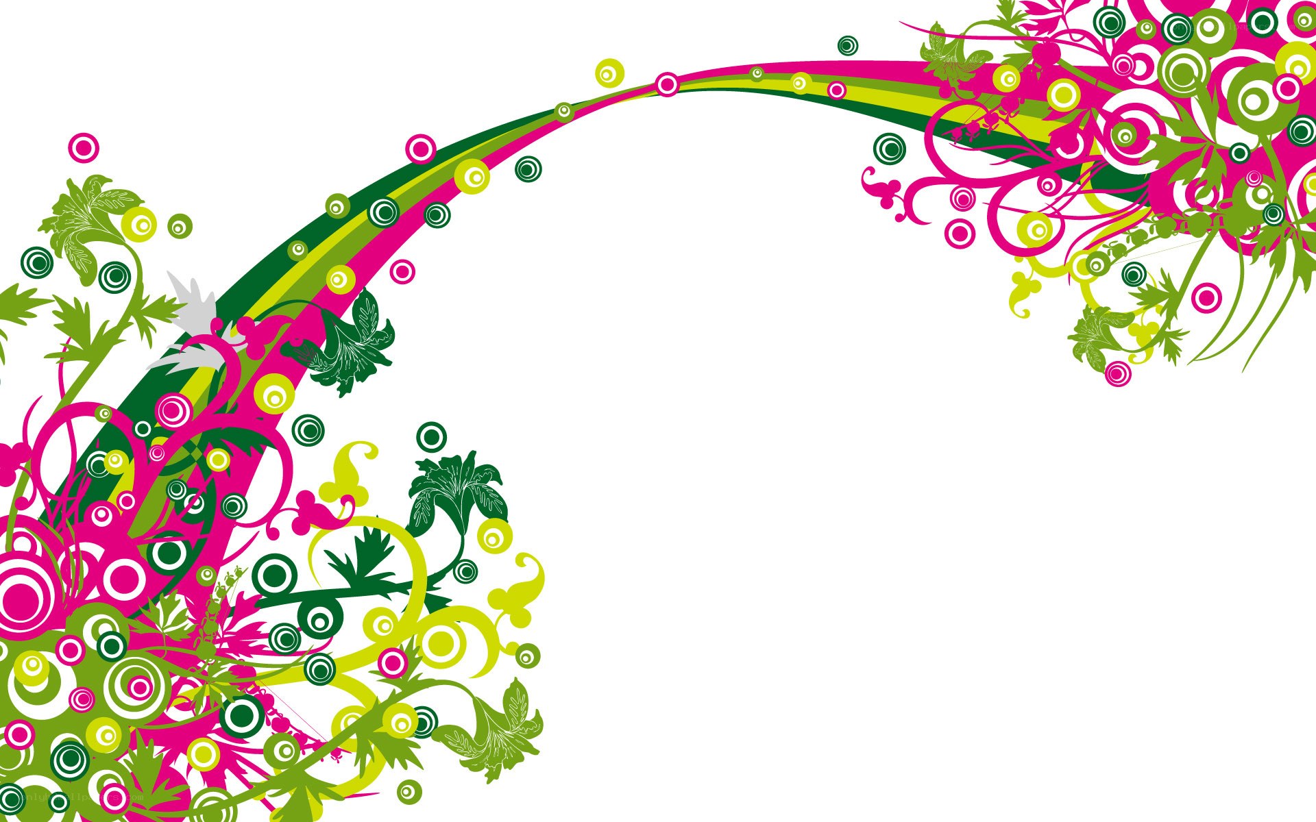 colorful floral abstract design