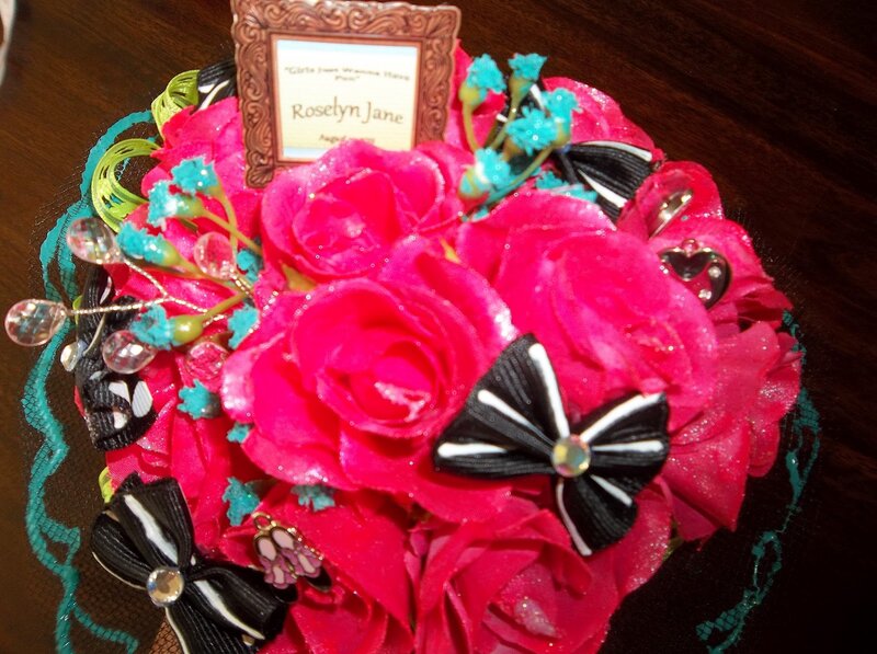 Colorful Floral Arrangement — Pink, Festive