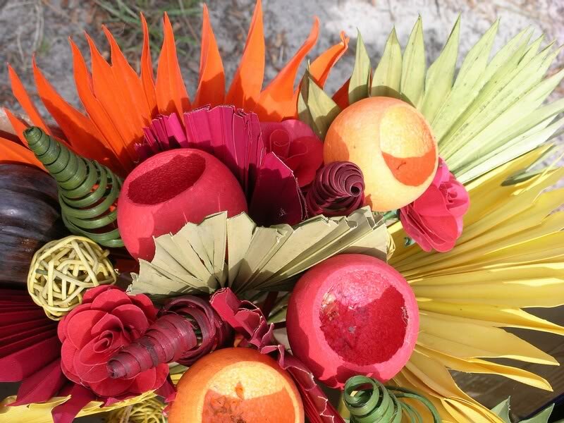 Colorful Floral Arrangement — Red, Vibrant