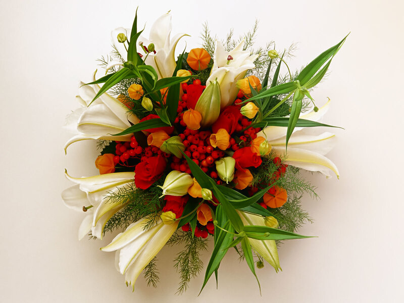 colorful floral bouquet