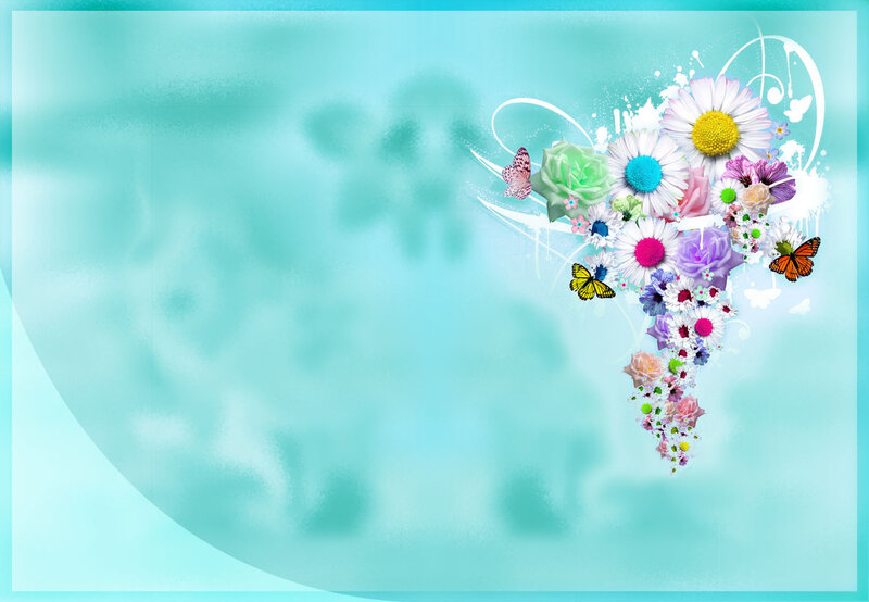 colorful floral bouquet design