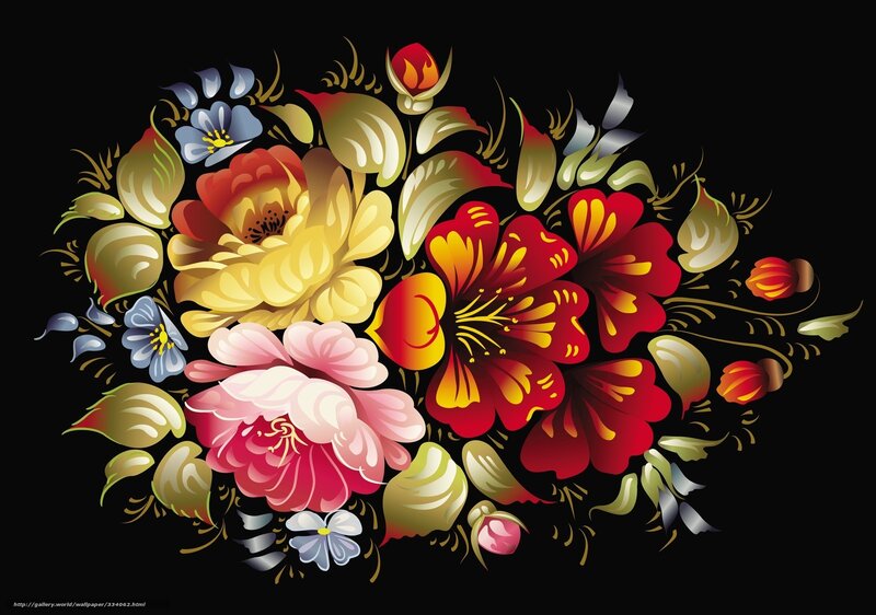 colorful floral bouquet design