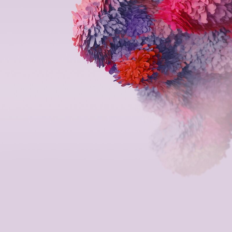 Colorful Floral Cluster