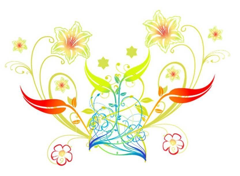colorful floral design