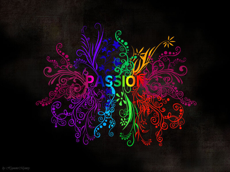 Colorful Floral Design — Black, Vibrant, Digital Art