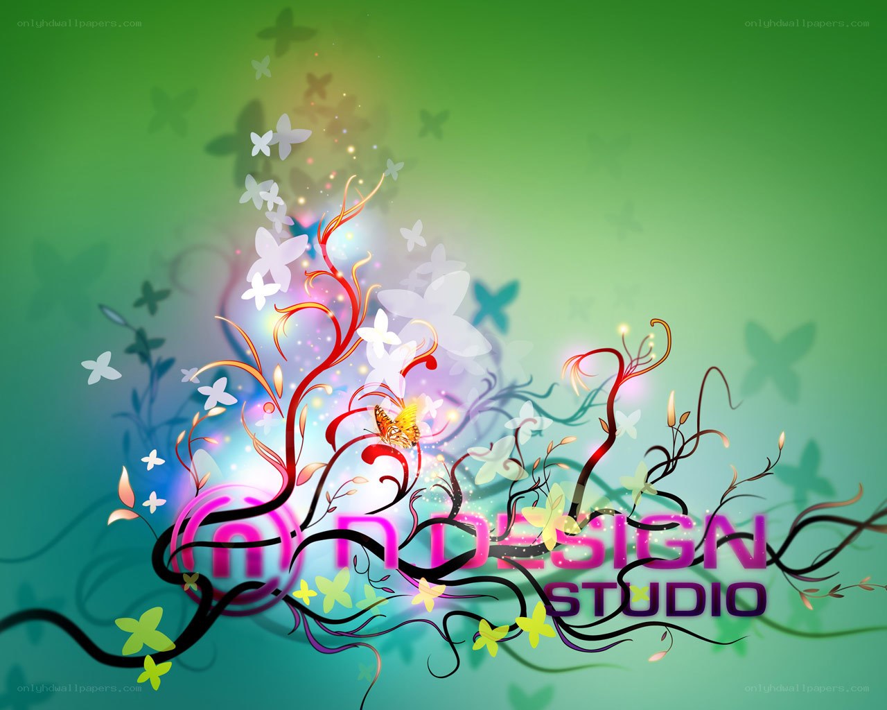 colorful floral design studio