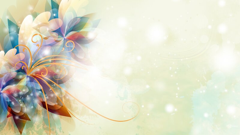 Colorful Floral Design — Yellow, Dreamy